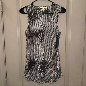 Boss Inolea Snake Print Shell Tank Top - Gray/White
